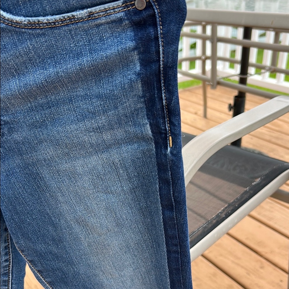 Athleta Blue Skinny Jeans with Stretch - Picture 3 of 7
